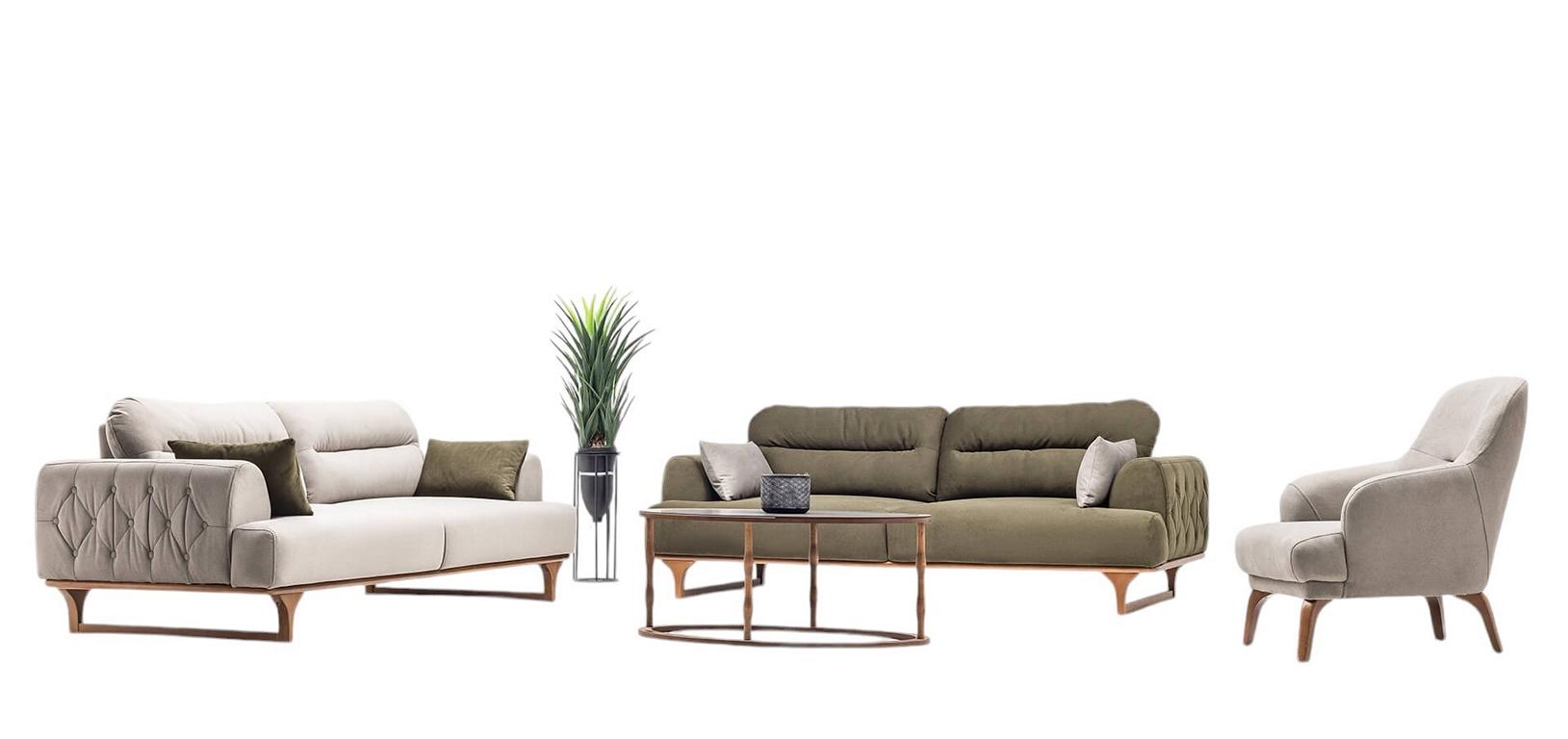 Sofa set living room set upholstery group couch sofa set 3+3