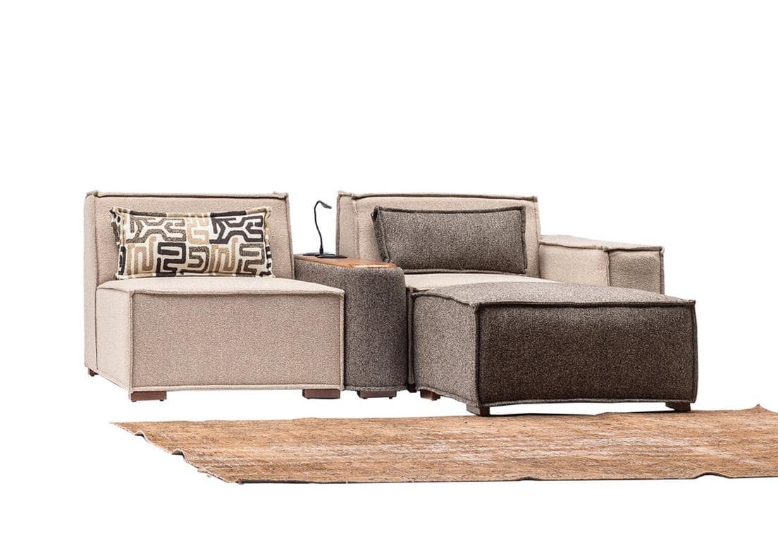Living area sofa couch set seating group lounge upholstery set 3+1