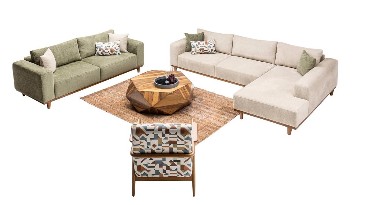 Living room sofa, sectional couch, lounge sofa, upholstered landscape, corner sofa, corner set.