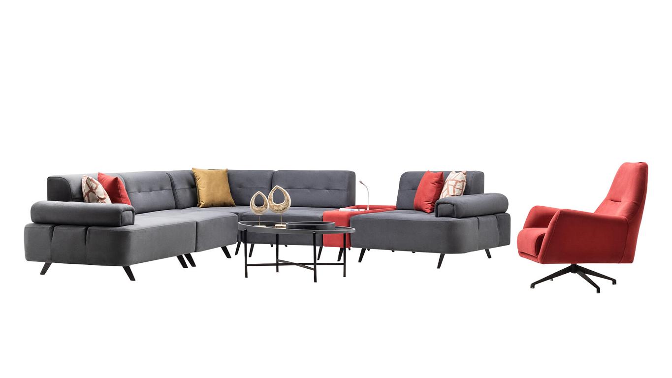 Living room sofa corner couch couch upholstered landscape corner sofa lounge modular