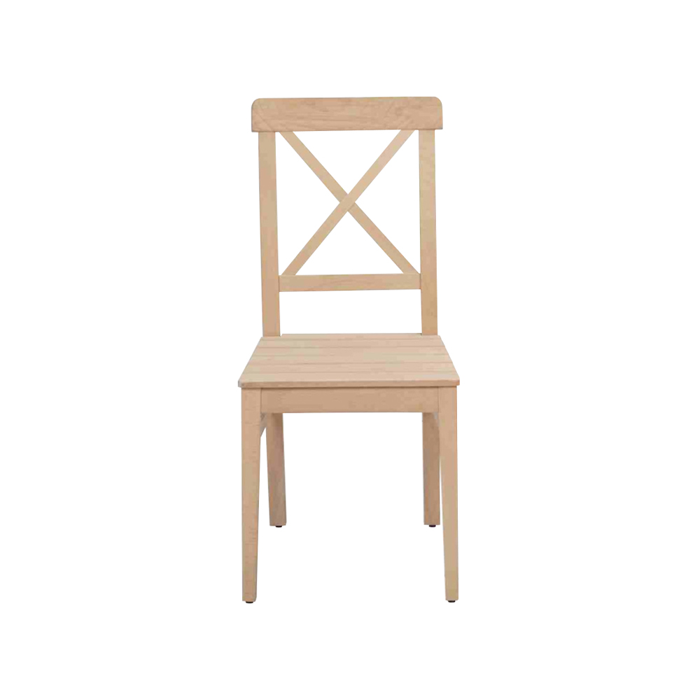 Dining room chair designer 2x chairs wooden chair luxury single seat without armrests