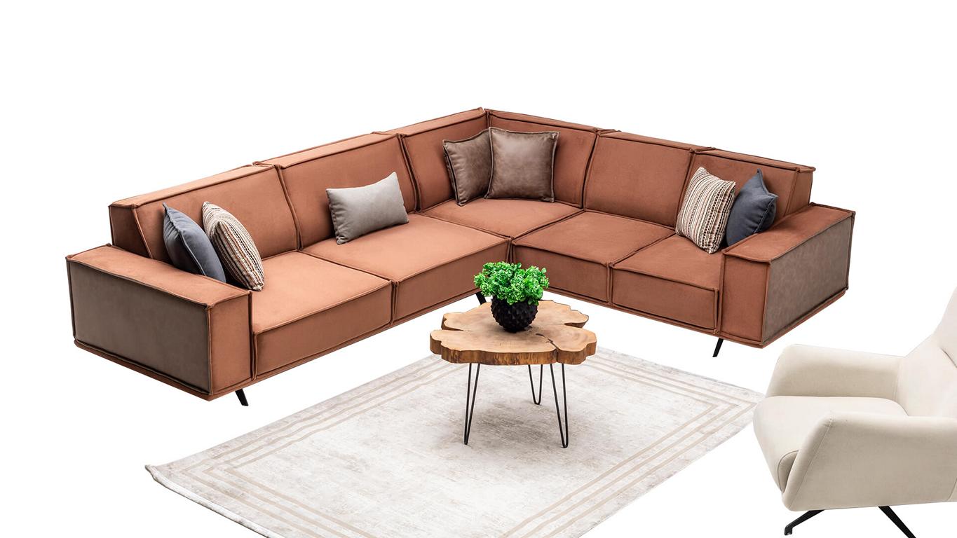Corner sofa living room sofa upholstery landscape corner sofa lounge corner set