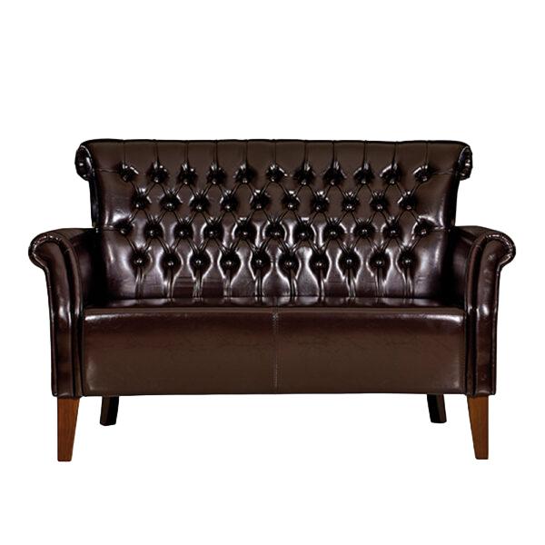 Sofa 2-seater luxury furniture office furniture wooden 2-seater sofa leather sofas armchairs fabric