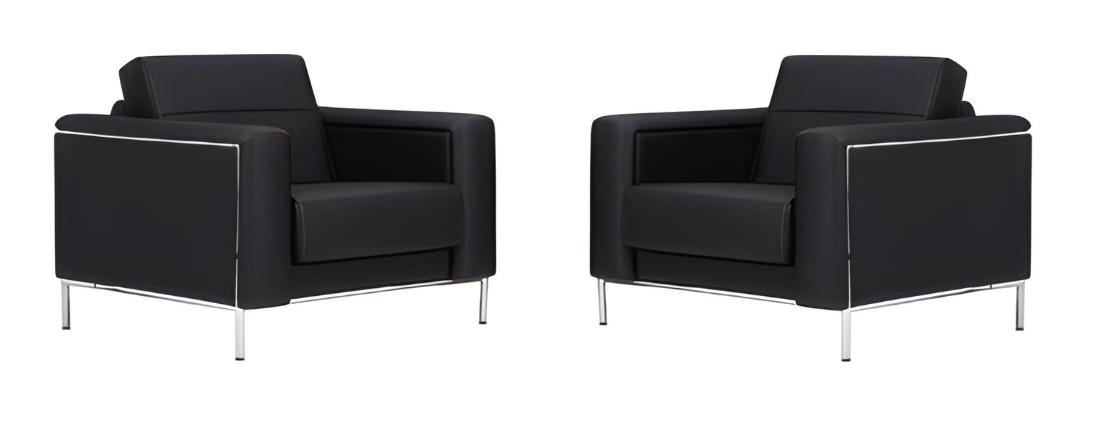 Chair 1 seat textile lounge luxury office furniture 2x chairs designer chairs modern