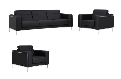 Sofa armchair couch upholstery luxury modern leather sofa 3+1+1 couches sofas