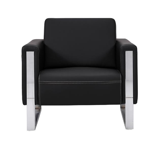 Modern armchair office furniture office chair upholstered chair leather seat