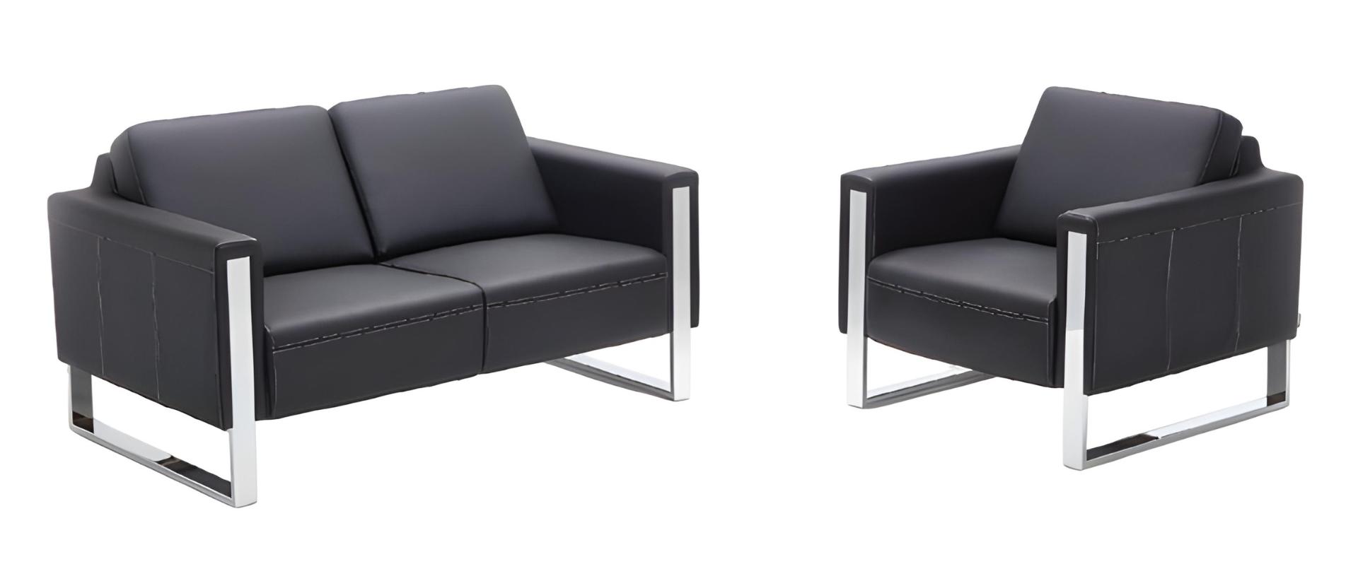 Sofa set sofa armchair couch upholstery luxury 1-seater 2-seater office furniture leather