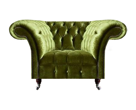 Luxurious furniture living room design armchair upholstered furniture textile seat Chesterfield