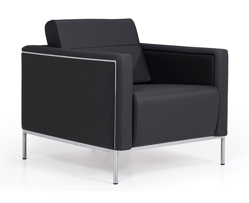 Armchair leather armchair 1-seater office furniture designer chair office upholstered sofa