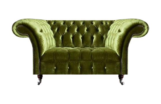 Living Room Modern Design Two-Seater Sofa Couch Green Luxury Furniture