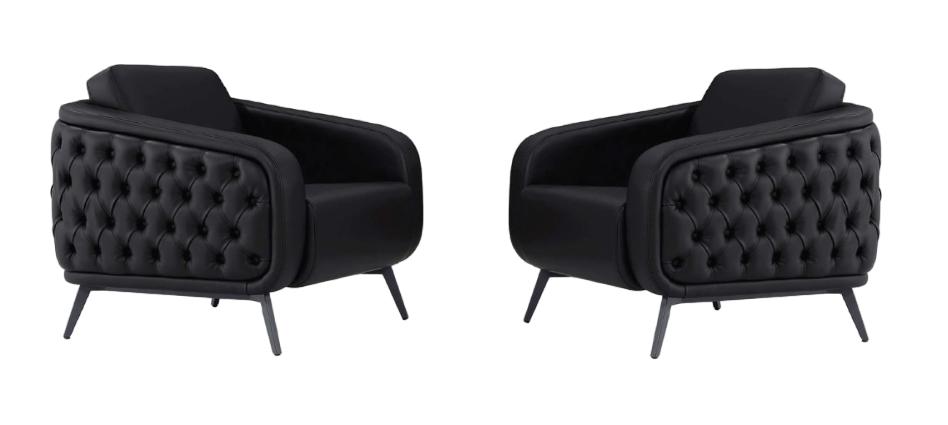 Armchair Couch Seat 2x Armchair Design Couch Modern Office Furniture Leather Upholstered