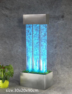 Water column water wall fountain LED lighting water feature water column columns