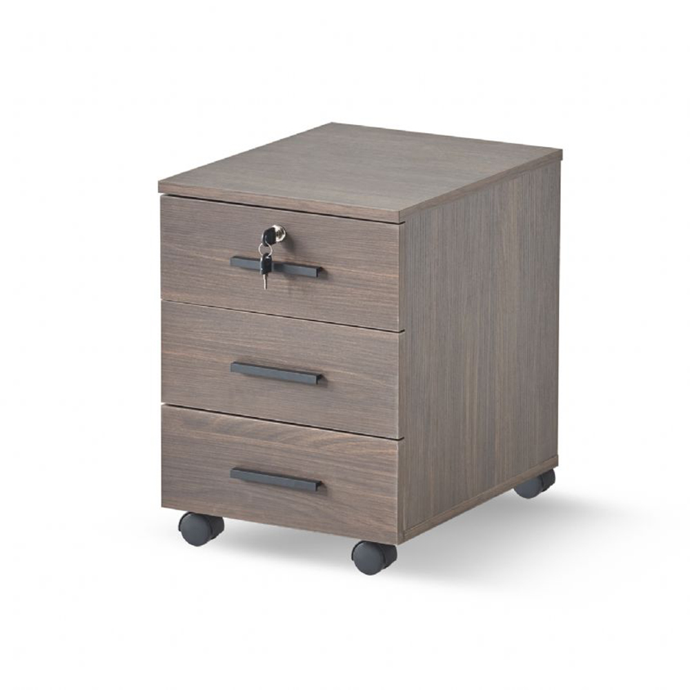 Brown office chest of drawers modern elegant wooden furniture