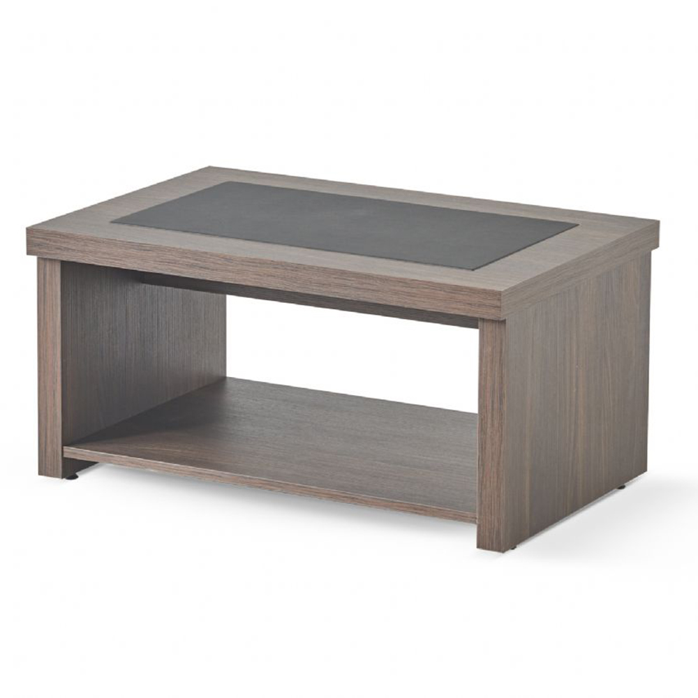 Brown-Black Study Table Luxurious Coffee Table Wooden Table