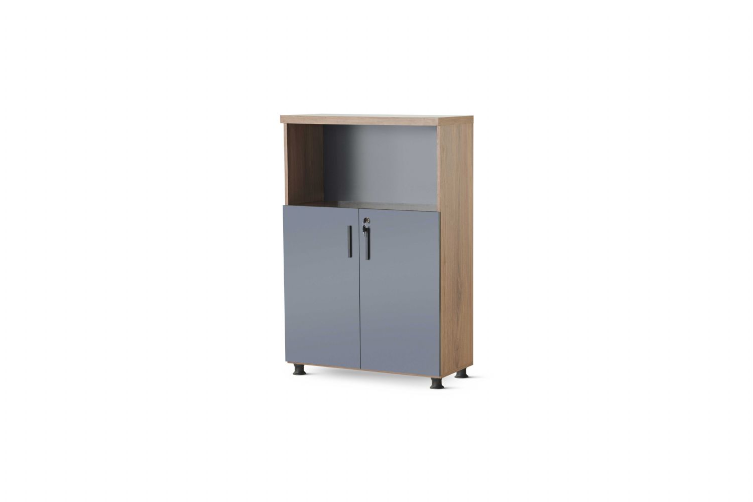 Brown-gray study storage cabinet designer chest file cabinet