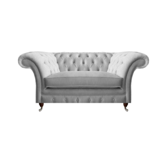 Modern White Chesterfield Armchair Luxury Upholstered Furniture Lounge Chair