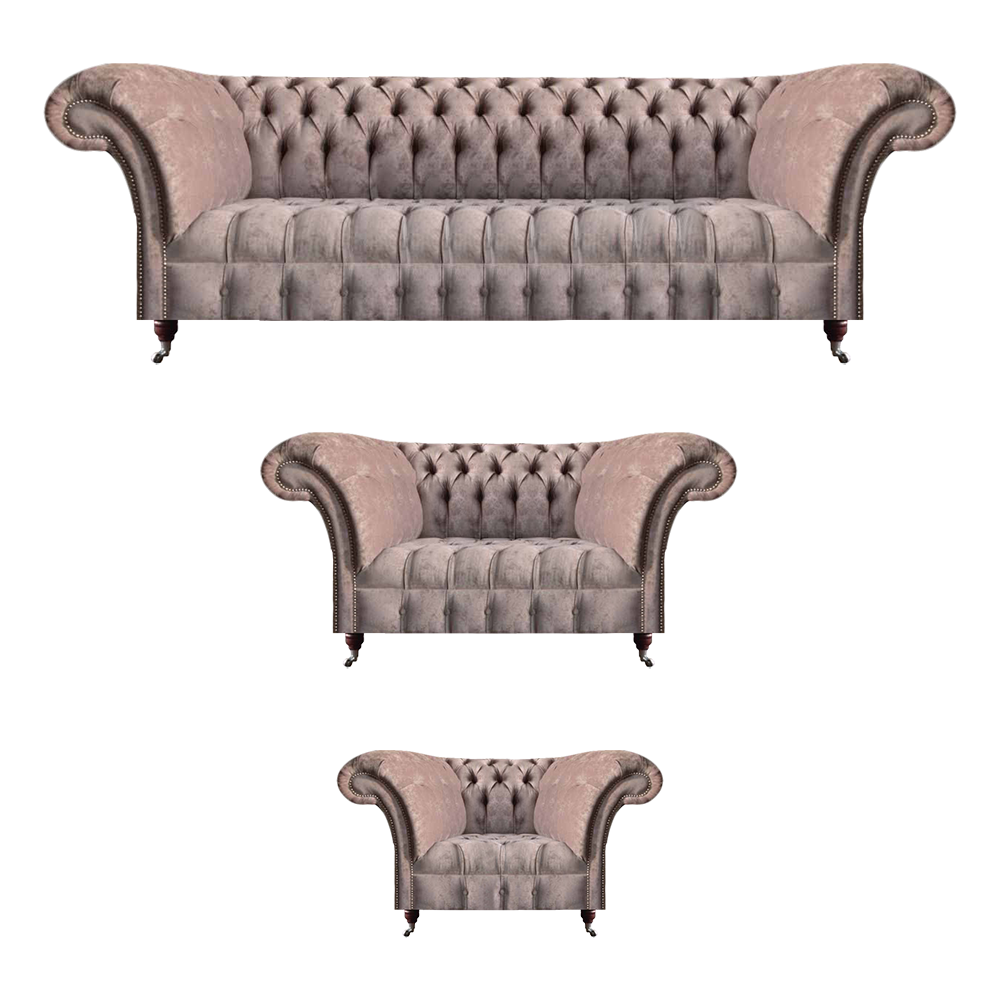 Sofa set complete 4+2+1 textile sofas living room furniture Chesterfield