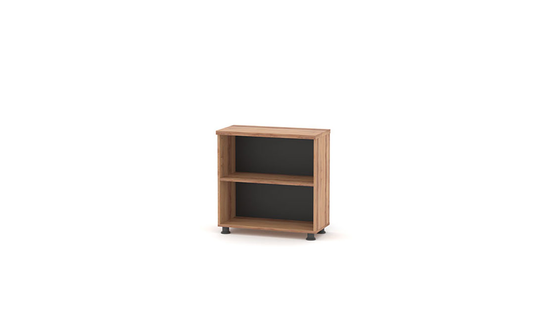 File cabinet with shelf home office brown solid color modern style