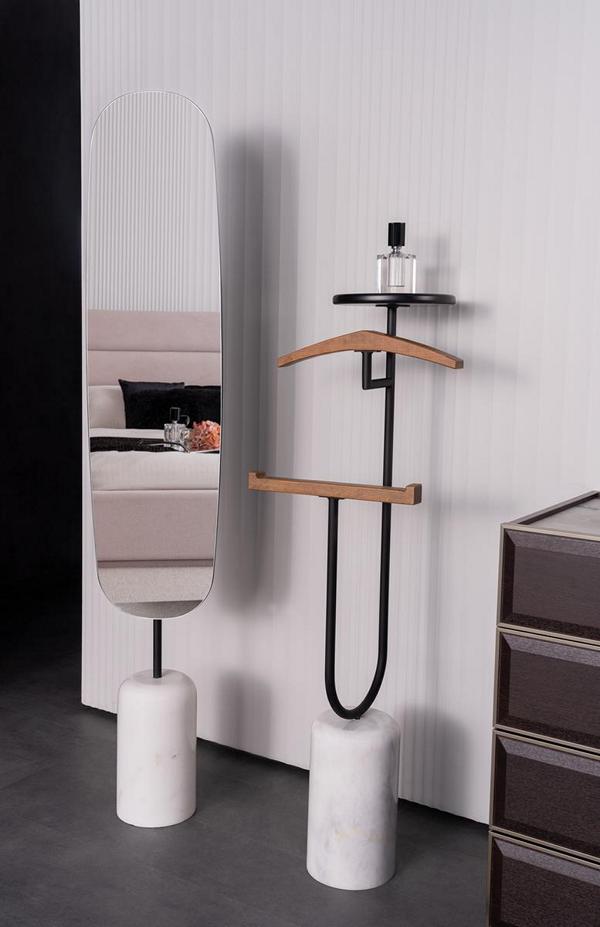 Mirror Clothes Hanger Floor Mirror Butler Clothes Rack Bedroom