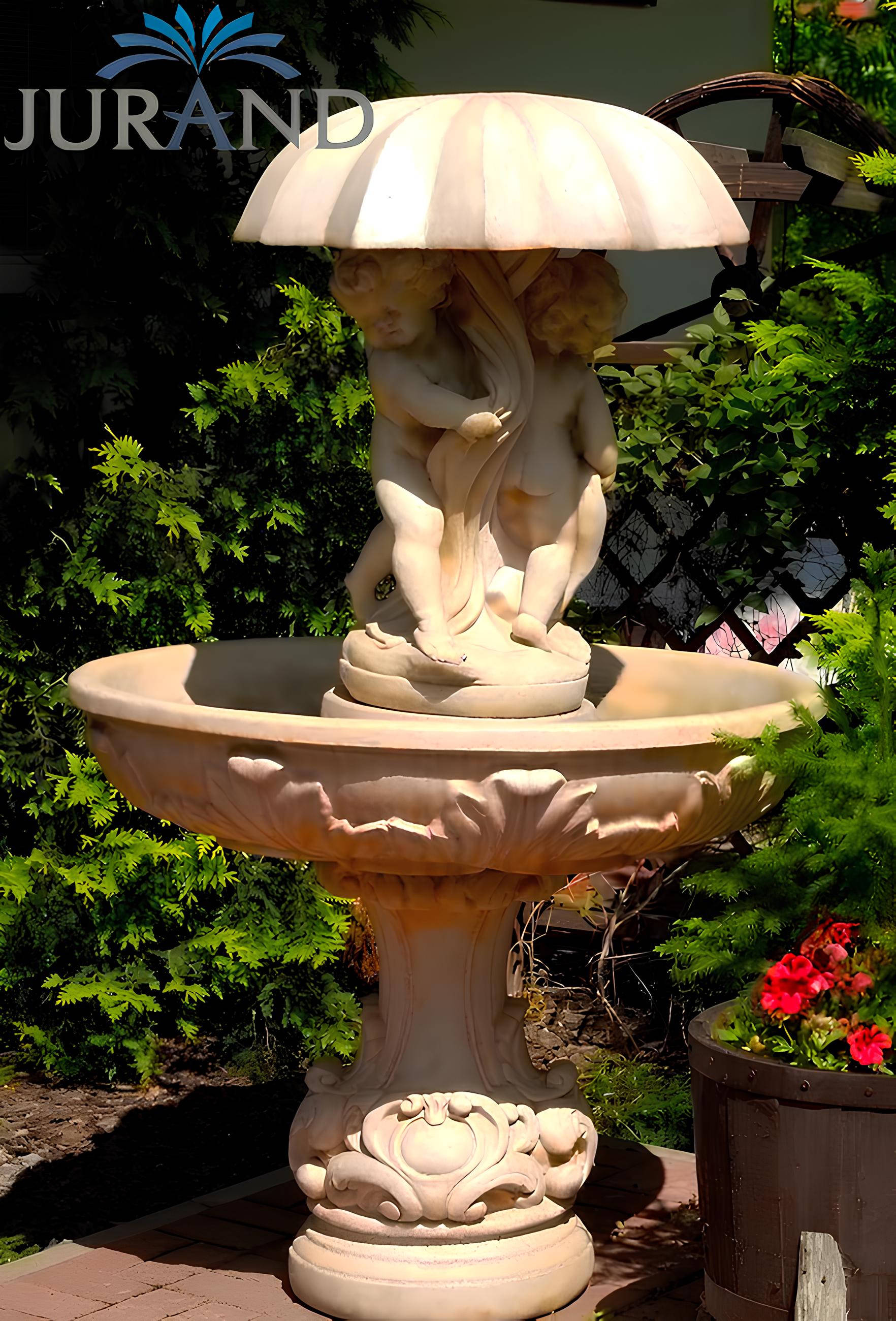Fountain fountain decorative fountain garden 1028 decorative fountain 171 cm stone cast