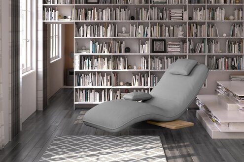 Chaise Longue Longchair Lounge Relax Chair Sofa Couch Lounger Textile