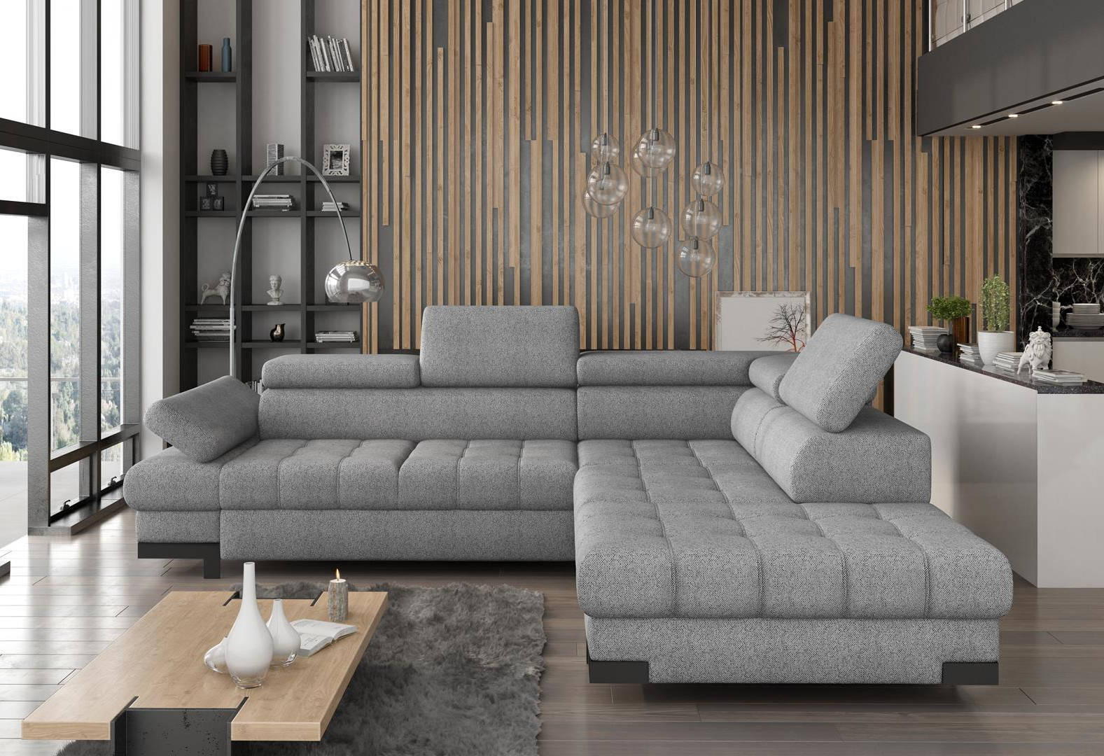 Design Corner Sofa L-shape Modern Sofas Fabric Sofa Couch Living Area Sofa Seating New