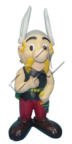 Design Asterix figure, statue, sculptures, decoration, new