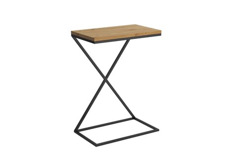 Side table solid wood living room table stainless steel console table newspaper table