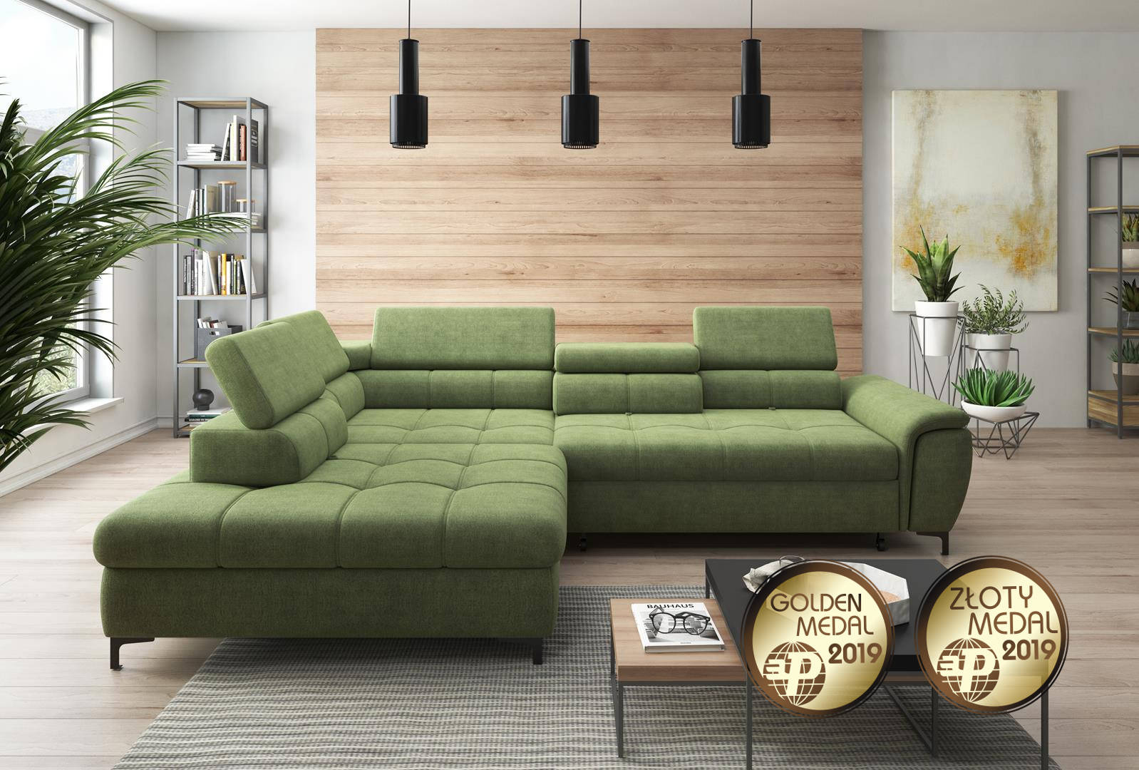 Corner sofa L-shape sofa couch design upholstered sleeper sofa textile bed function textile