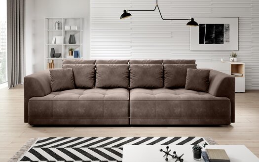 Sleeper sofa 4-seater sofas room furniture big XXL couch upholstered design sofa couches
