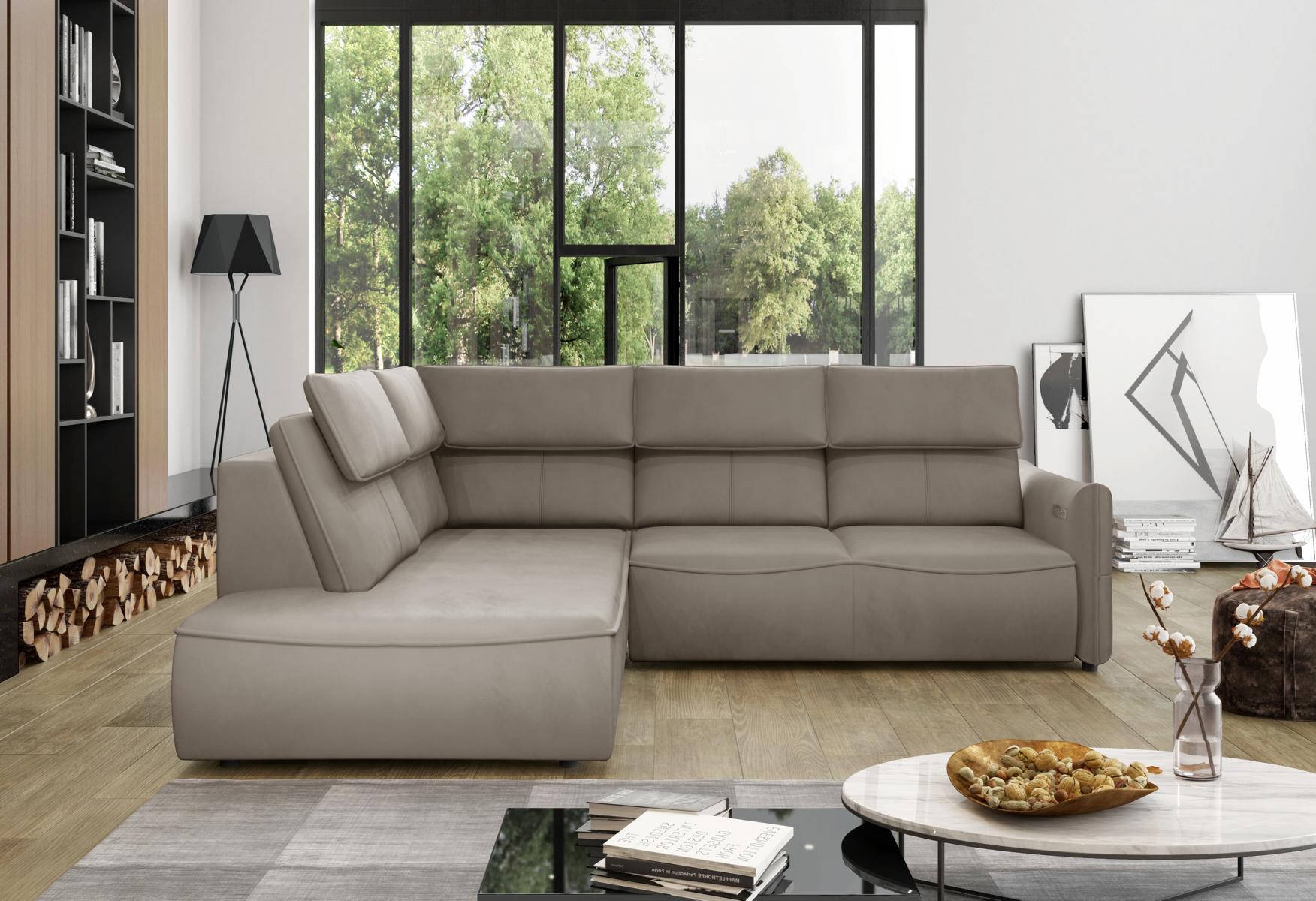 L-Form Sofas Sofa Couch Upholstered Living Area Design Corner Sofa Fabric New Sofas