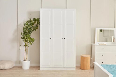 Wardrobe Luxury White Wooden Furniture Modern Cabinet Cabinets