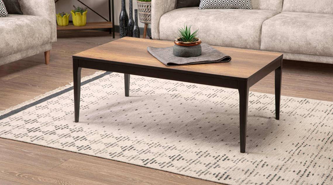 Coffee table living room wooden furniture luxury furnishing table coffee tables table