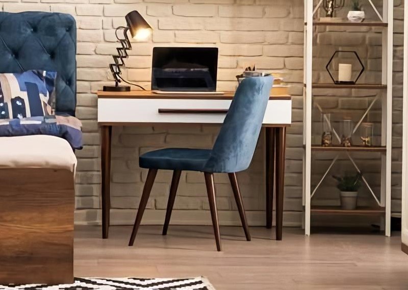 Bedroom set desk with chair modern design wooden furniture