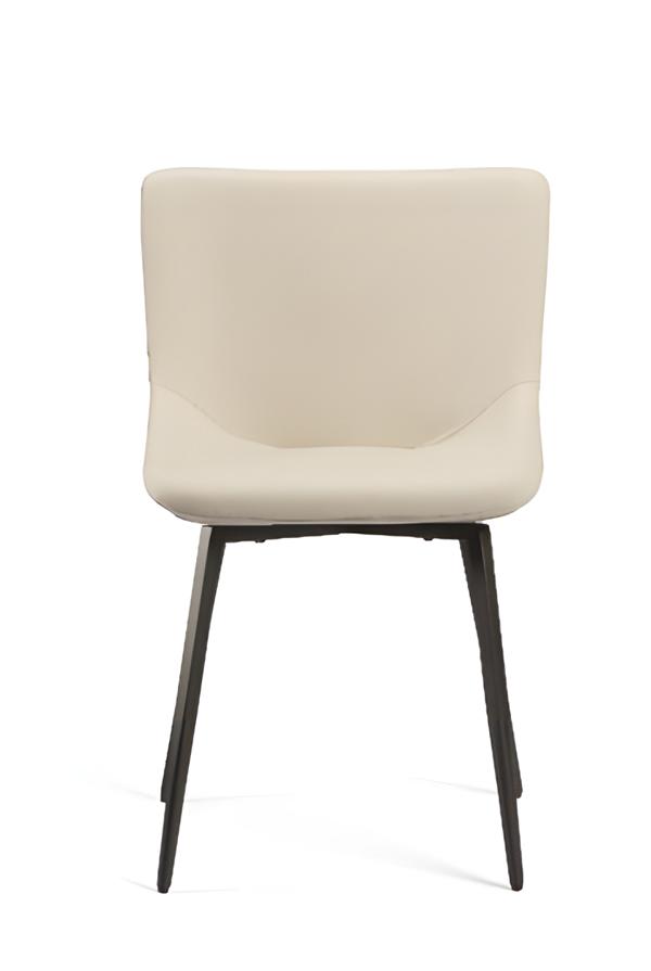 Chair kitchen chair dining chair without armrests beige wooden furniture