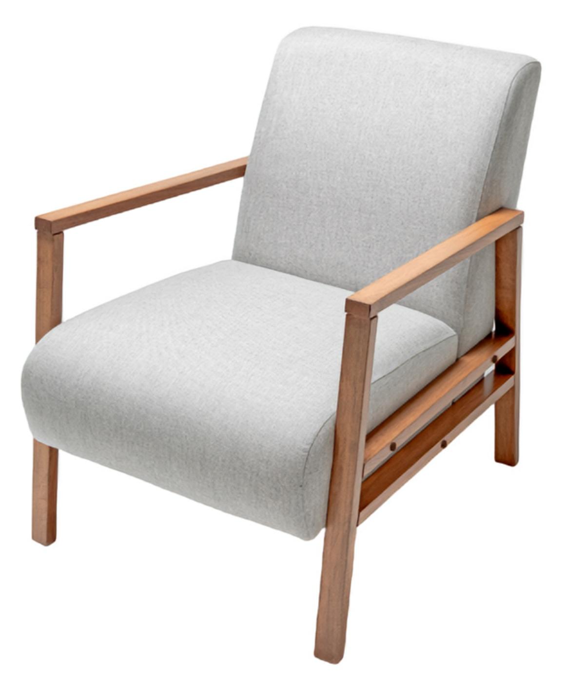 Living room armchair furnishings luxury upholstered armchair gray design textile