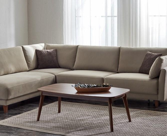 Coffee table living room table side table sofa table brown