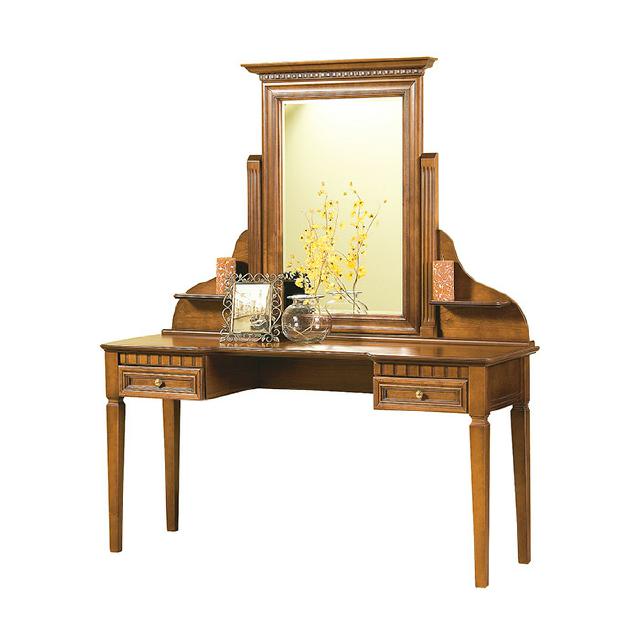 Classic Console Makeup Mirror Secretary Table Night Makeup Table Mirror