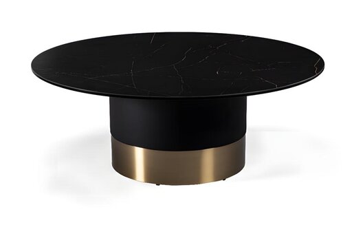 Modern Luxury Coffee Table Double Round Coffee Table Living Room Furniture Table