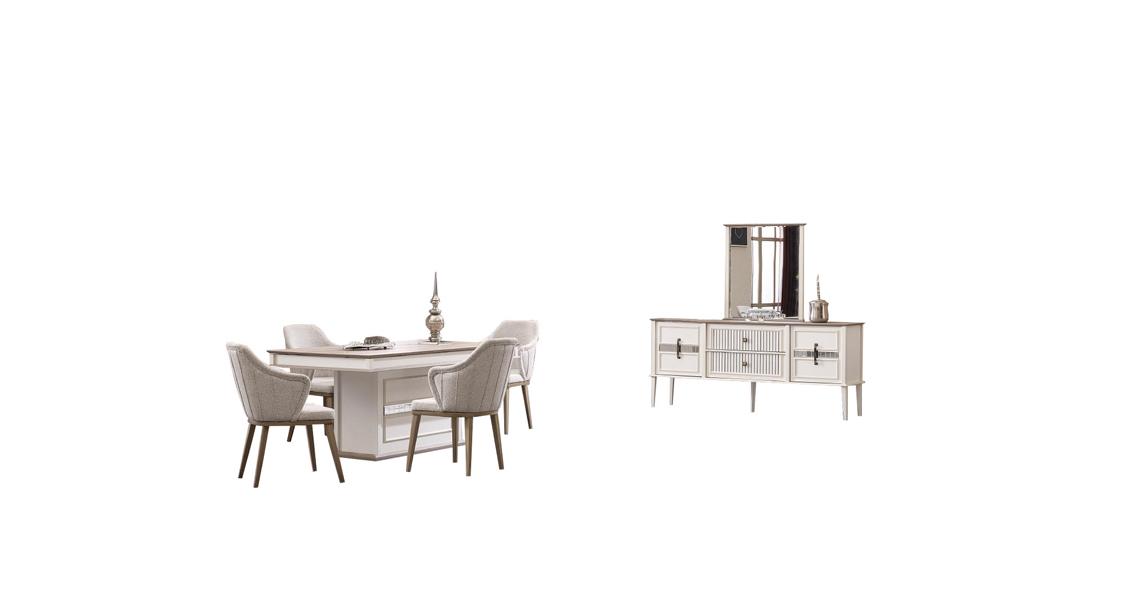 Dining table chairs dining set dining area console seating furniture dining room equipment