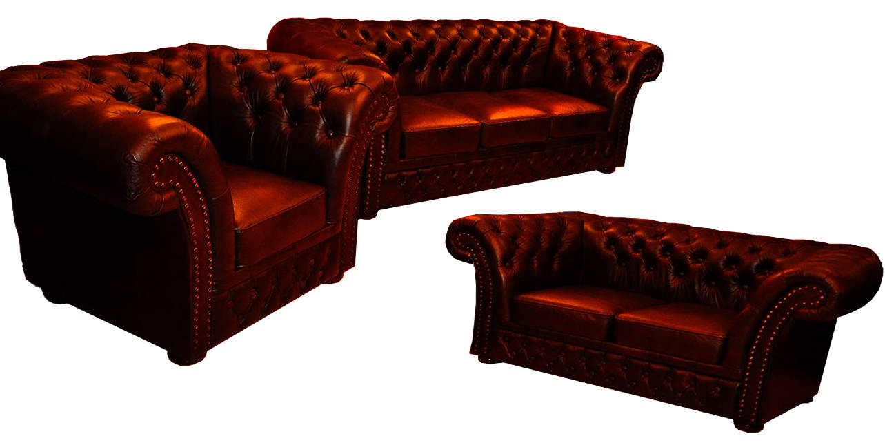 Chesterfield Sofa Couch Upholstered Sofa Set 3+2+1 Classic Seating Set New