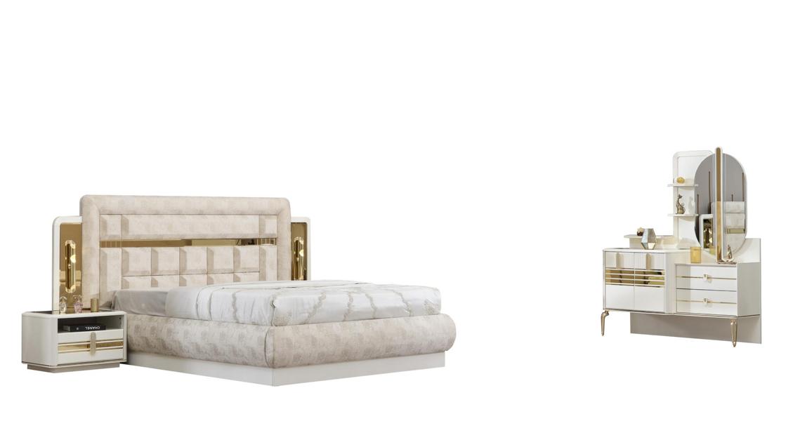 Beds Nightstands Bedroom furniture Bedroom furniture Vanity set 5 pieces