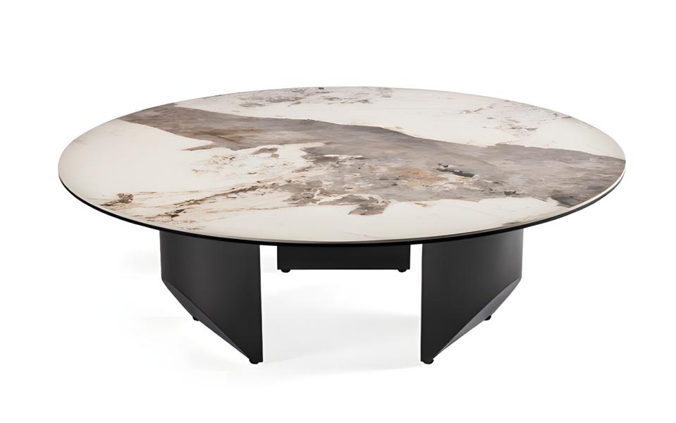 Modern Black Coffee Table Design Elegant Living Room Furniture