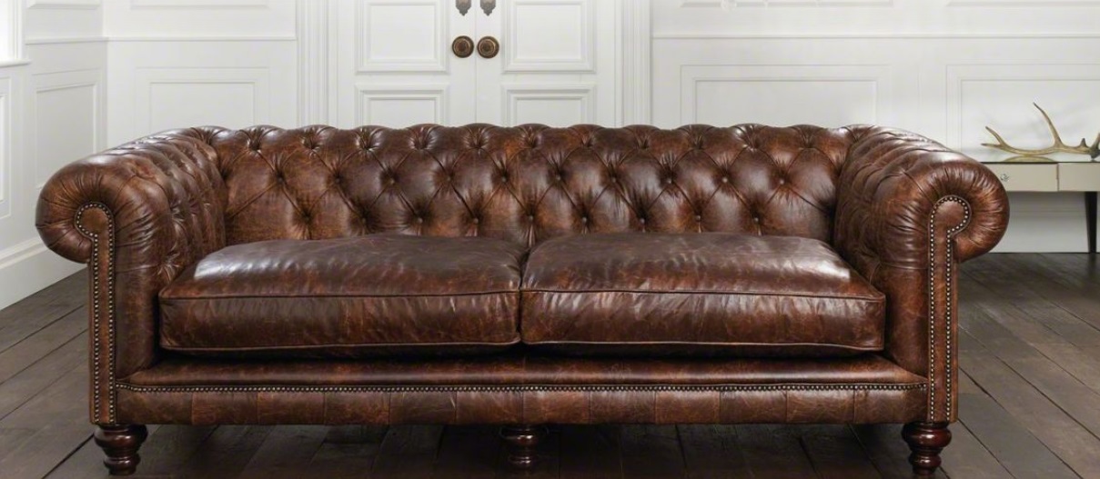 Chesterfield Corner Sofa Couch Upholstered Set Sofa Corner Leather Sofa Fabric 161013-19