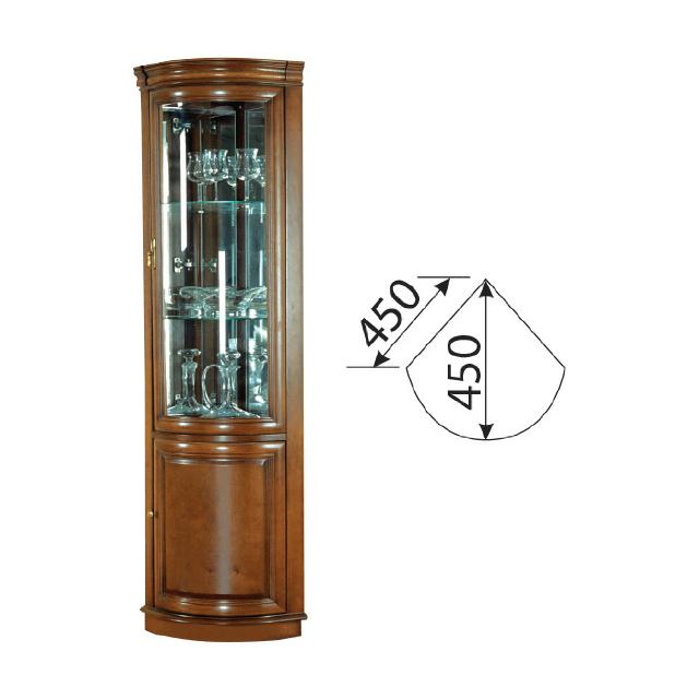 Classic display cabinet rustic cupboard glass cabinet showcases Z-WN