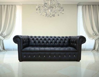 Chesterfield Sofa Couch Upholstered Set 3-Seater Sofas Classic New William