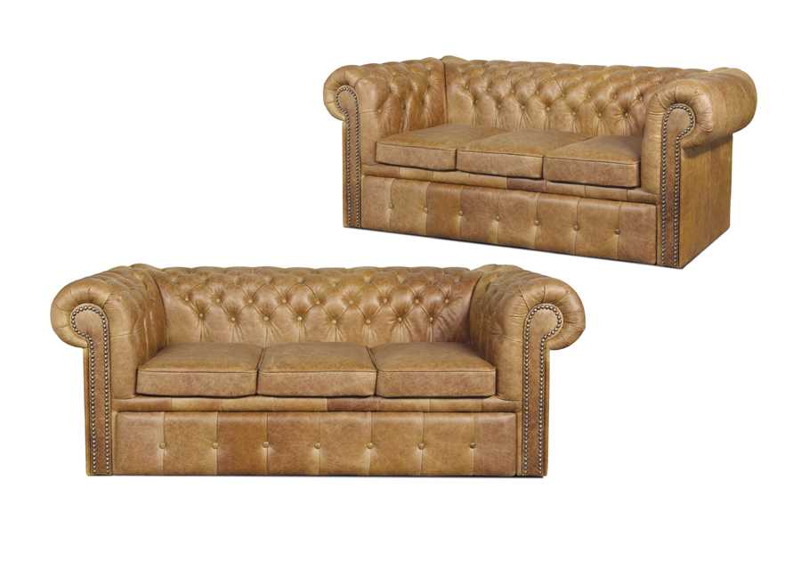 Chesterfield Designer Sofa Couch Upholstery Set 3-Seater Napoli Sofas Furniture