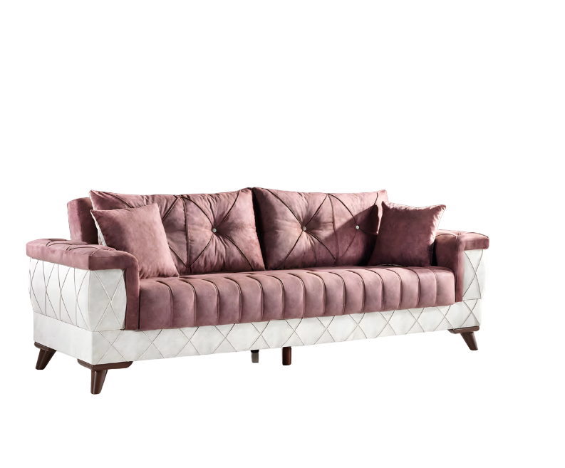 Textile sofa 3-seater sofa upholstered sofas design couch furniture three-seater new