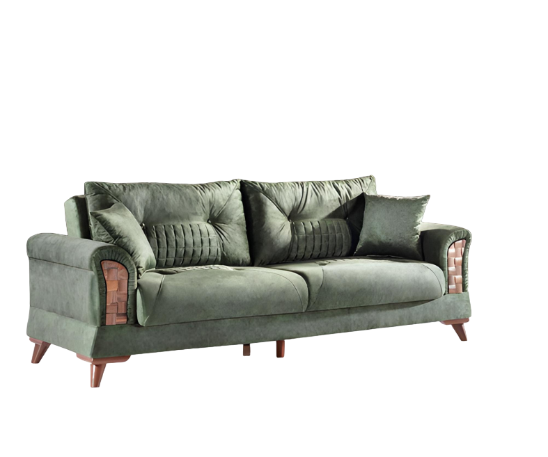 Sleeper sofa 3-seater couch room furniture bed three-seater couch upholstered design sofa