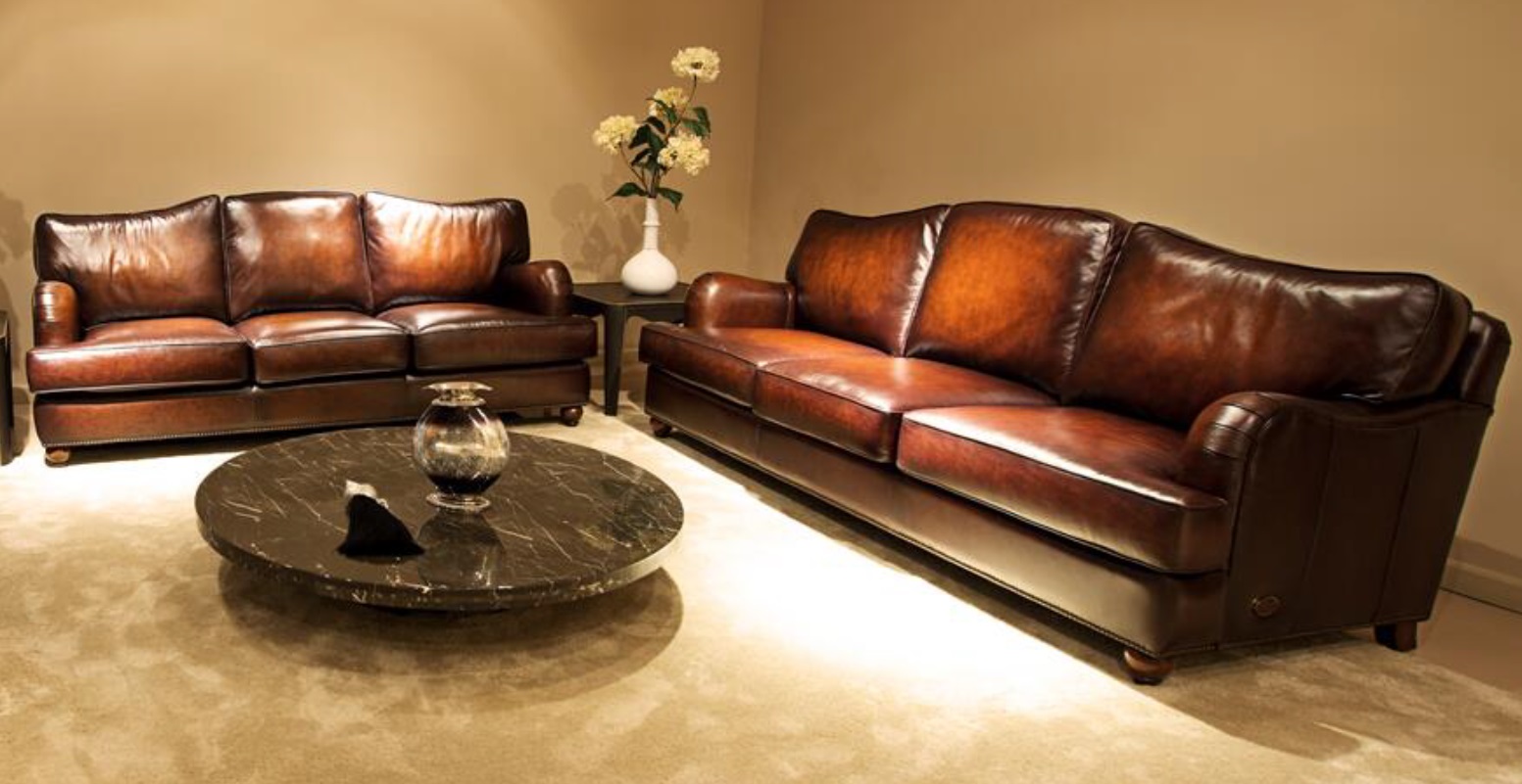 Sofa set couch upholstery classic Chesterfield 3+2 seater A11